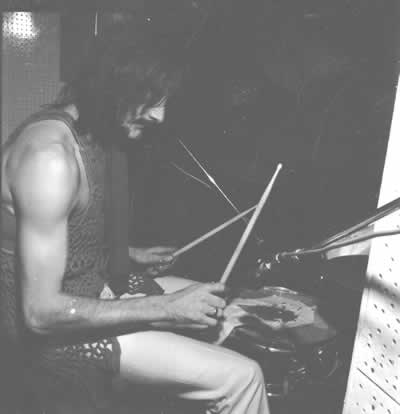 Tom in Drum Booth Sirius Studio